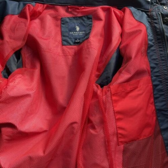 NEW U.S. Polo Assn Red Jacket 109441R1 Small READ - Picture 4 of 8